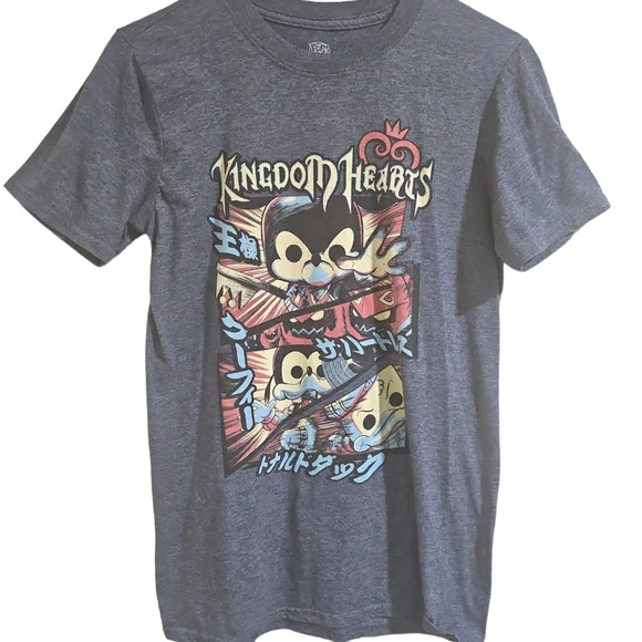 Disney Funko Pop! Tees Kingdom Hearts Graphic T-Shirt Size Sm Cartoon‎ Anime - Picture 2 of 12
